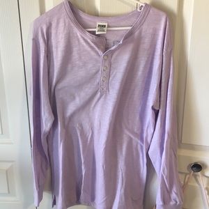 Lavender VS Pink long sleeve tee
